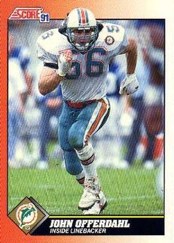 John Offerdahl Miami Dolphins 1991 Score NFL #445